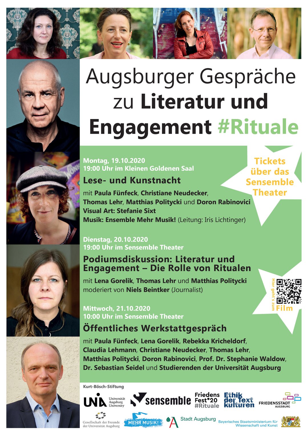 You are currently viewing Augsburger Gespräche zu Literatur und Engagement 2020 #Ritual